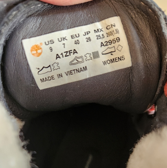 Timberland Women's Jayne Grey Nubuck Boots, Size 9 - Picture 6 of 13